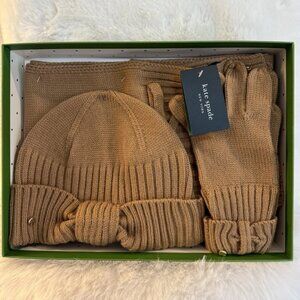 Kate Spade New York Rib-Knit Winter Gift Set with Bows